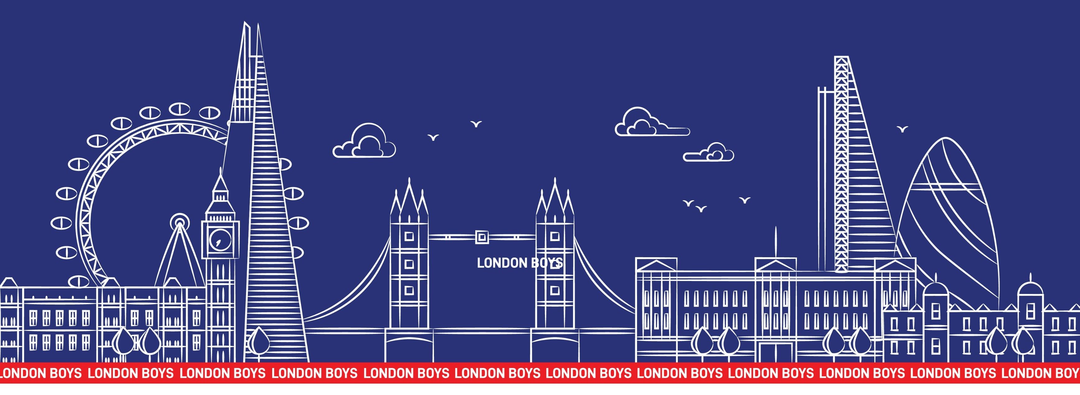 London skyline illustration